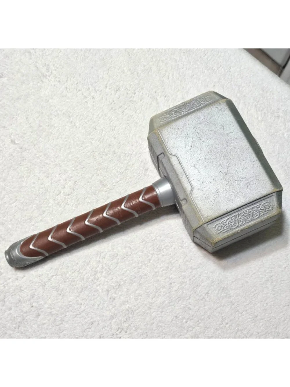 Marvel Ragnarok Gladiator Thor Muscle Costume Boys 12-14 Hammer Avengers Rubies